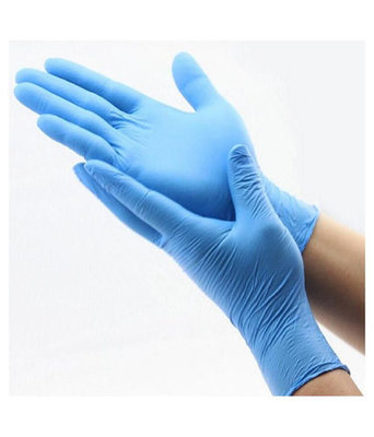 NITRILE GLOVES BLUE MED